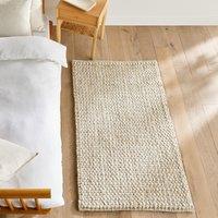 Nisha Handwoven Thick 100% Wool Bedside Rug