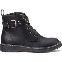 Kids' Lace-Up Ankle Boots with Zip Fastening