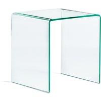 Joan Tempered Glass Bedside Table