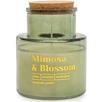 Glass Candle 'Mimosa and Blossom'