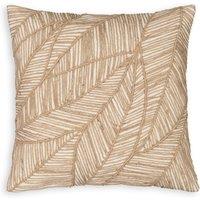 Padang 40 x 40cm Embroidered Cotton & Linen Cushion Cover