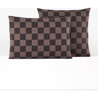 John Checkerboard 100% Cotton Percale 200 Thread Count Pillowcase