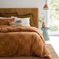 Agathe Checkerboard 100% Cotton Duvet Cover