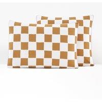 Lismore Checkerboard 30% Recycled Cotton Child's Pillowcase