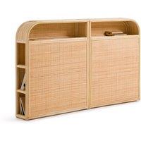 Ladara Rattan Storage Headboard