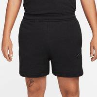 Embroidered Logo Fleece Shorts in Cotton