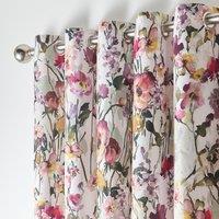 Meadow Antique Eyelet Lined Ready Made Curtains