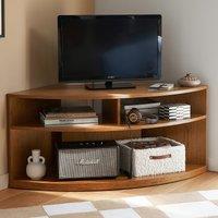 Taja Oak Veneer Corner TV Cabinet
