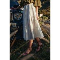Philia Cotton Tiered Skirt