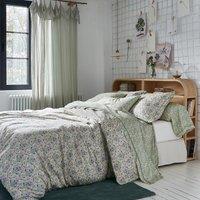 Lizbeth Floral 100% Cotton Satin 300 Thread Count Duvet Cover