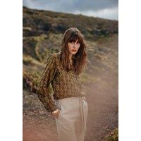 Malak Printed Cotton Shirt with Long Sleeves