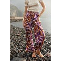 Rosalina Wide Leg Trousers in Graphic Print