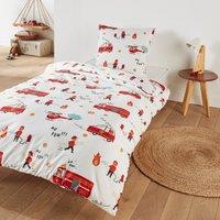 Firemen Bed Set with 63 x 63cm Pillowcase