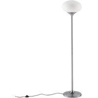 Merisa Chrome Metal & Opaline Floor Lamp