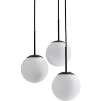 Theide Metal & Opaline Cluster Pendant Light