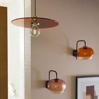 Kinoko Coloured Glass and Metal Wall Light