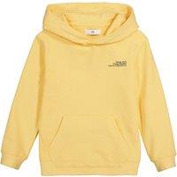Slogan Print Cotton Hoodie