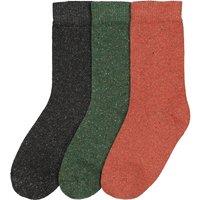 Pack of 3 Pairs of Plain Warm Socks