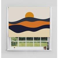 Sun and Wave Blackout Roller Blind Made to Order