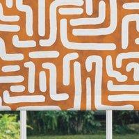 Abstract Grid Blackout Roller Blind Made to Order