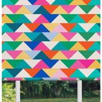 120x140cm Multi Chevron Blackout Roller Blind Made to Order
