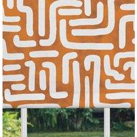 120x140cm Abstract Grid Blackout Roller Blind Made to Order