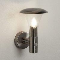 Candle Style Outdoor Hardwired Wall Light with PIR sensor