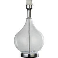 Chrome Glass Lamp Base