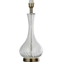 Textured Glass Lamp Base