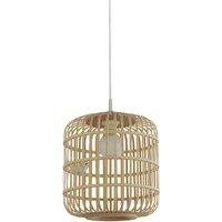 Birdcage Style Bamboo Rattan Easy Fit Pendant Shade