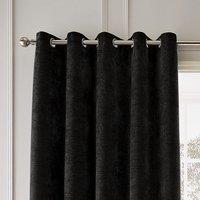 Selene Luxury Chenille Weighted Thermal Eyelet Curtains