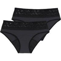 Pack of 2 Eco Moon Lace Period Knickers