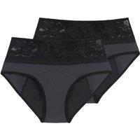Pack of 2 Eco Moon Lace Period Knickers