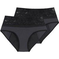 Pack of 2 Eco Moon Lace Recycled Period Knickers