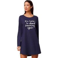 Cotton Long Sleeve Nightshirt