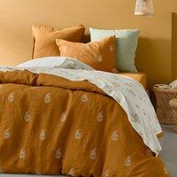 Dona Cashmere Pattern 100% Washed Linen Duvet Cover