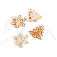 Set of 4 Caspar Christmas Tree Decorations