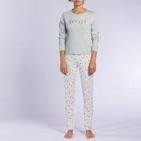 Terre Long Sleeve Pyjamas in Cotton Jersey Mix