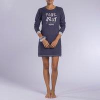 Posie Cotton Jersey Nightshirt with Long Sleeves