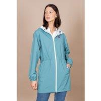 Amelot Recycled Hooded Windbreaker with Zip Fastening, Mid-Length