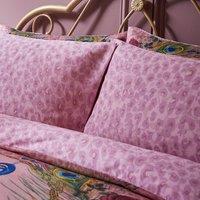 Xanadu Peacock Leopard 100% Cotton Pillowcase Set