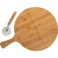 World Foods Pizza Board & Cutter Set
