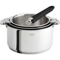 3 Casteline Pan Sets with 1 Mutine Evolu Handle