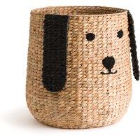 Anily Dog Woven Straw Basket