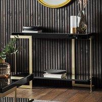 Chittoor Two Tier Glass Console Table
