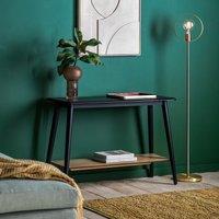 Morena Oak Console Table with Shelf