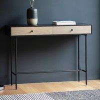 Patna Wood 2 Drawer Console Table