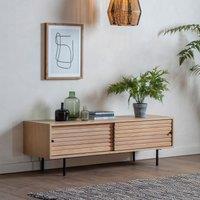 Batala Japandi Oak Slatted TV Unit