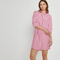 Striped Poplin Nightshirt