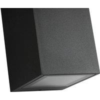 Square Outdoor Dual Wall Light